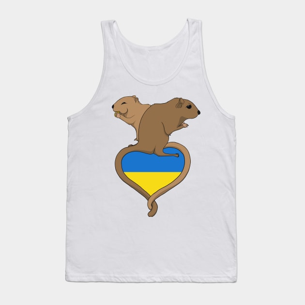 Gerbil Ukraine (light) Tank Top by RampArt